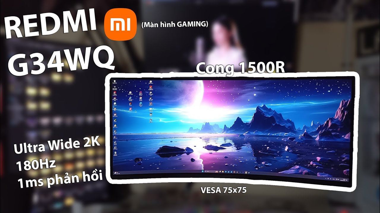 REDMI G34WQ | Màn hình UltraWide quá ngon cho nhu cầu GIẢI TRÍ và LÀM VIỆC với giá tiền KHÔNG HỀ CAO