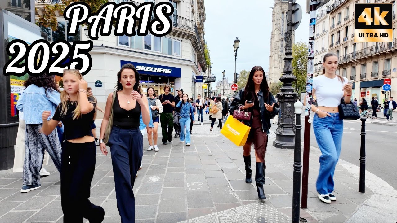 PARIS 6 September 2025 ⎮ PARIS, FRANCE Beautiful Streets Walk  4K HDR City Tour 🇫🇷