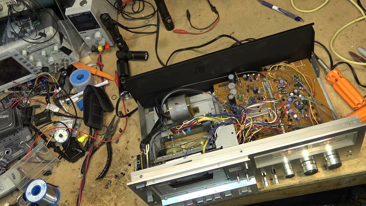 Alpage EL6000 Cassette Deck Rewind and popping sound issue resolved