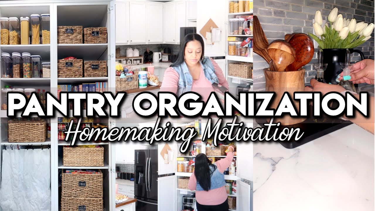 *NEW* ORGANIZE WITH ME | PANTRY ORGANIZATION | HOMEMAKING MOTIVATION