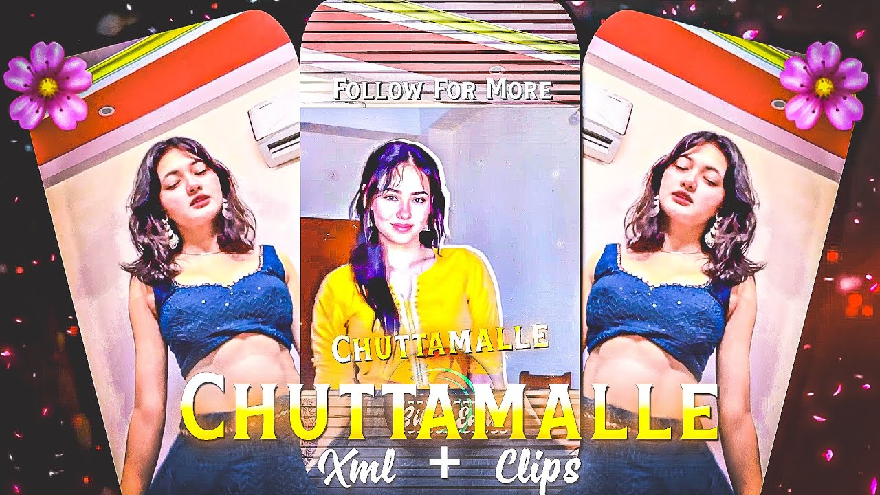 Ae Inspired | Chuttamalle - Alight motion Xml + Clips by silent editz