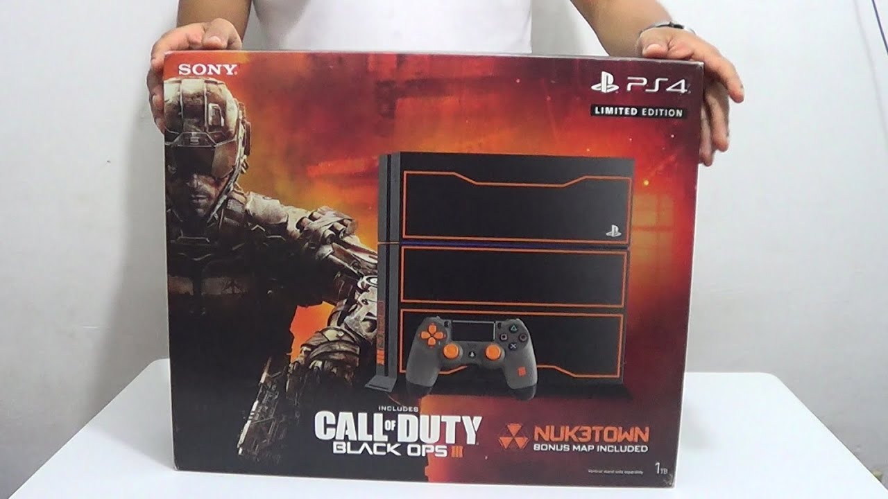 UNBOXING PS4 EDICION LIMITADA CALL OF DUTY BLACK OPS III 1TB / CUH - 1215B ( Español )