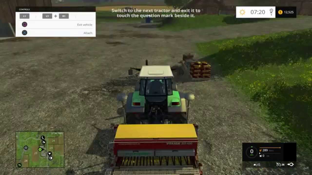 [PS4] Farming Simulator 2015  - 1st 15 Minutes of Gameplay (60fps 1080p)