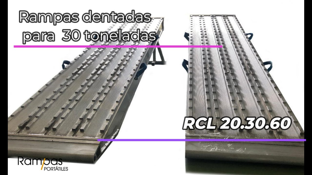 Rampas dentadas capacidad 30 tn Par