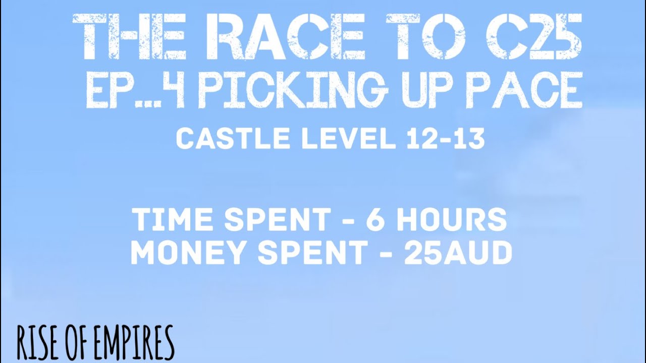 THE RACE TO C25 EP...4 - RISE OF EMPIRES ICE & FIRE