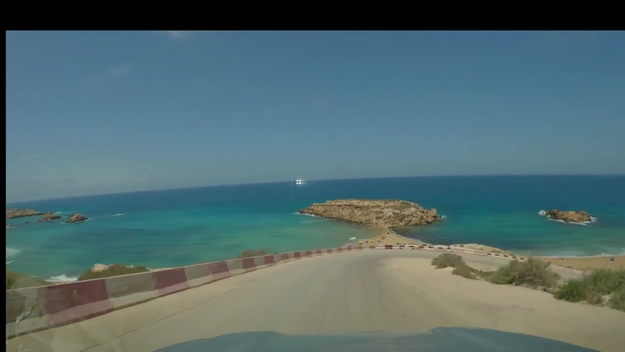 شاطئ السبيعات في عين تموشنت، جمال الطبيعة 4K  ونظافة الشاطئ    la plage de Sbait