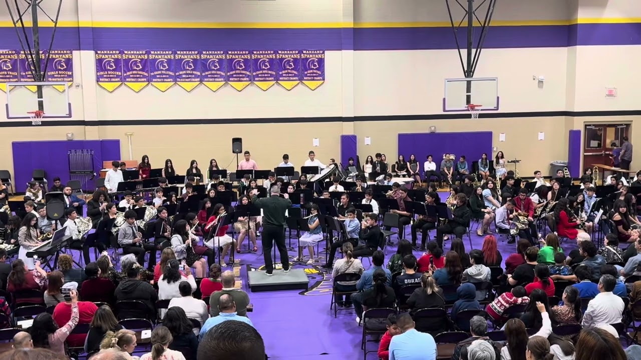 2024-25 Christmas Concert: Concert Band performing Spring by Randall Standridge