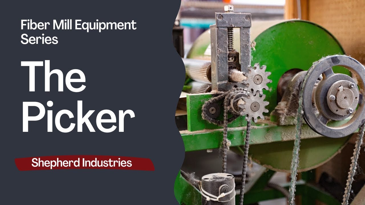 Fiber Mill Processing Equipment Series - The Picker