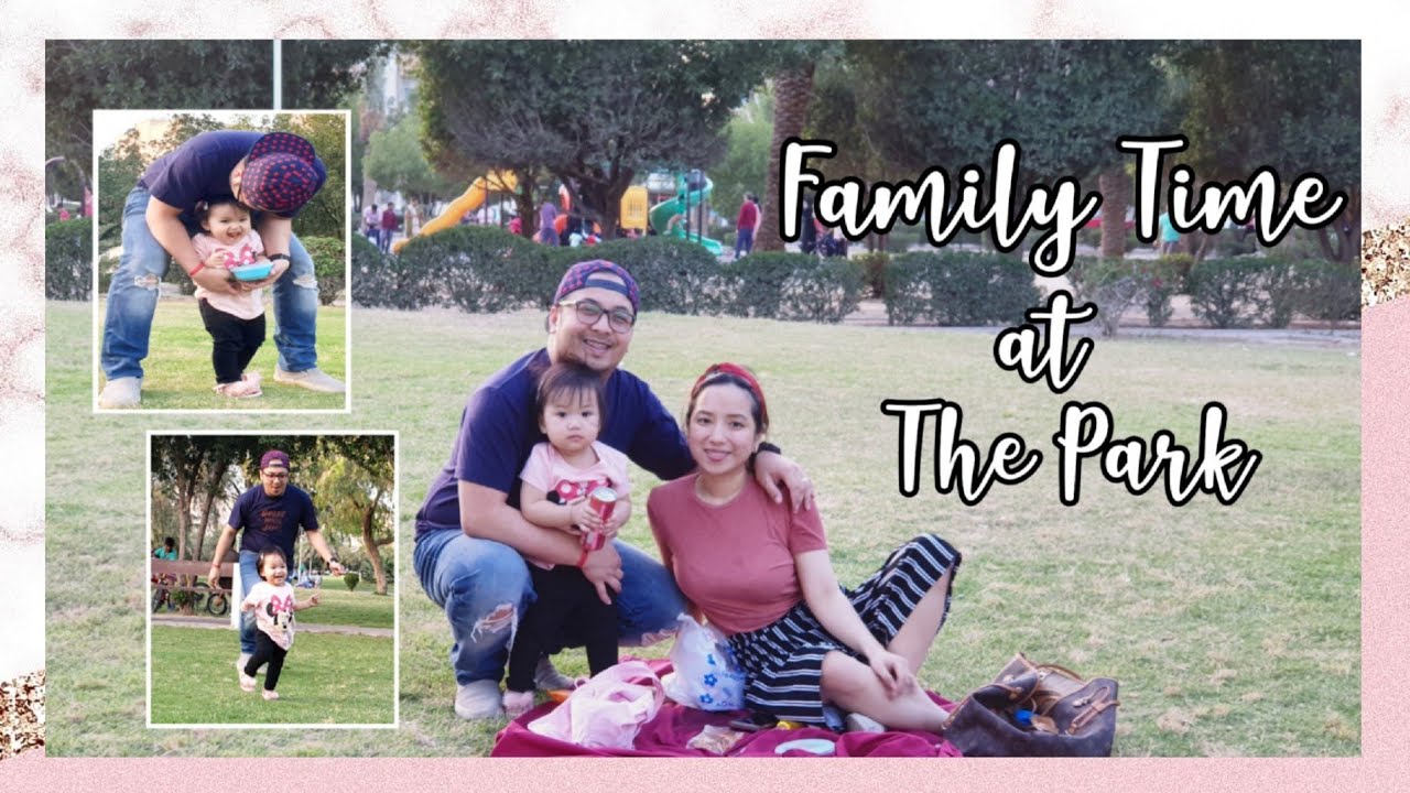 FAMILY TIME AT THE PARK | Picnic at Salmiya Park Kuwait | Bella's First time at the play ground