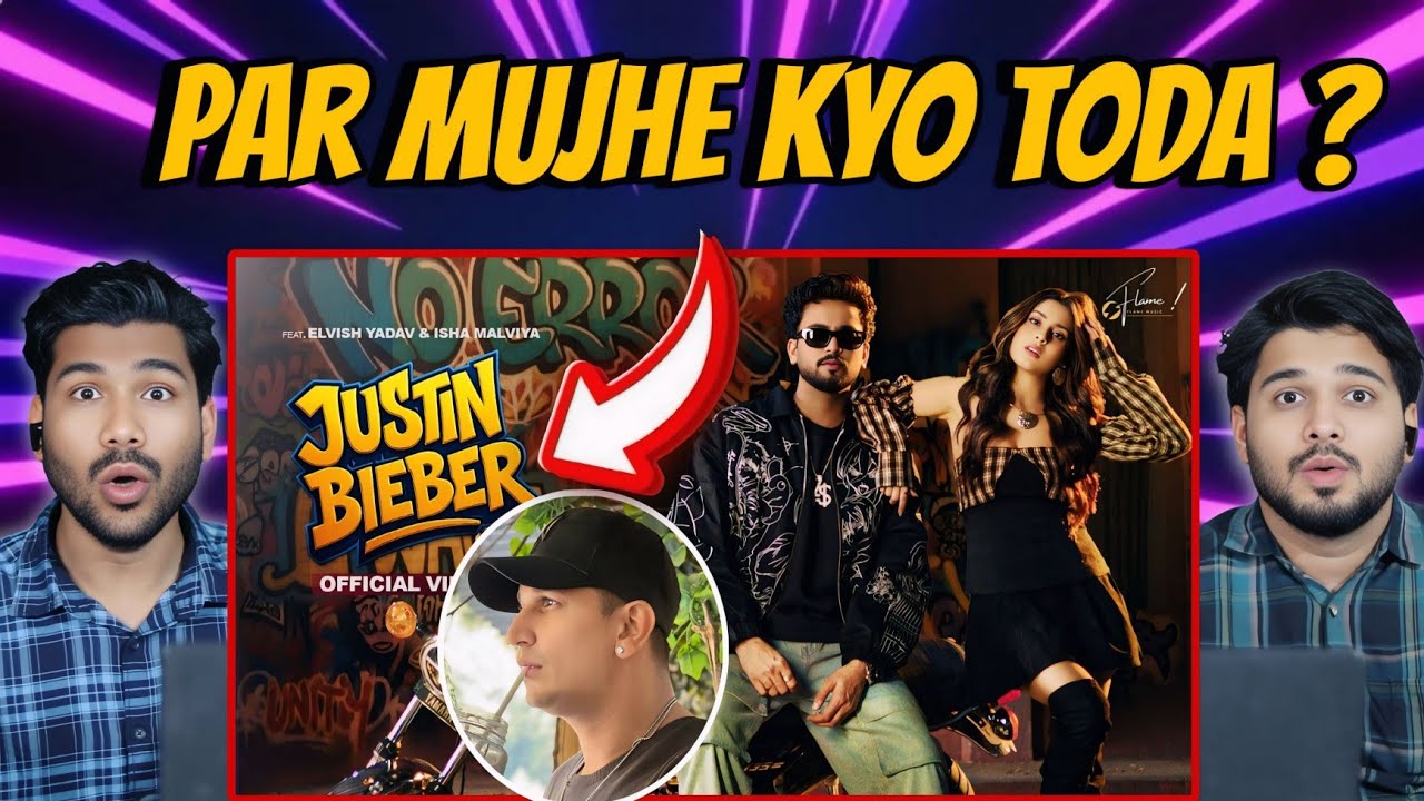 Justin Bieber 🔥 Haryanvi Version?! | Elvish Yadav New Song Reaction 😲