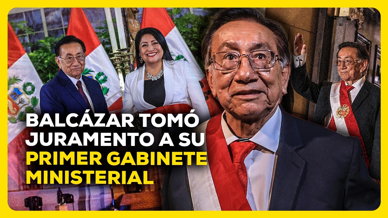 🔴 EN VIVO | JOSÉ MARÍA BALCÁZAR TOMA JURAMENTO A SU NUEVO GABINETE MINISTERIAL #RPPESPECIALES