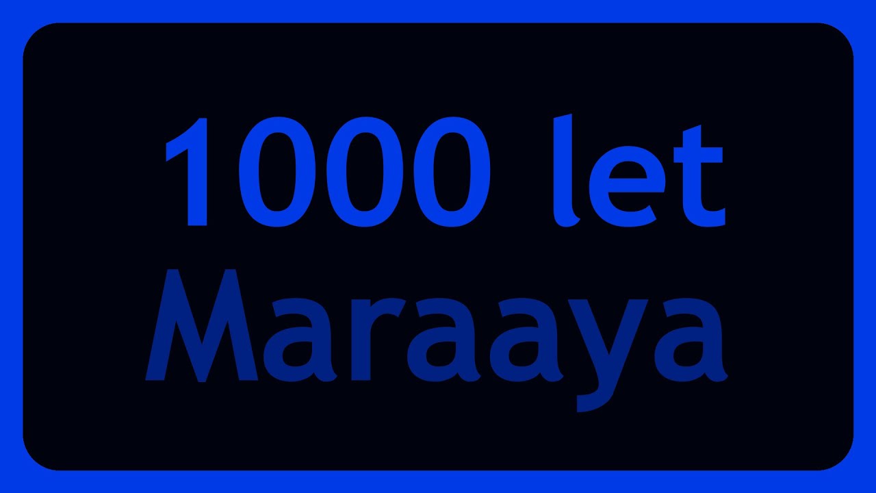 Maraaya - 1000 let (Karaoke)