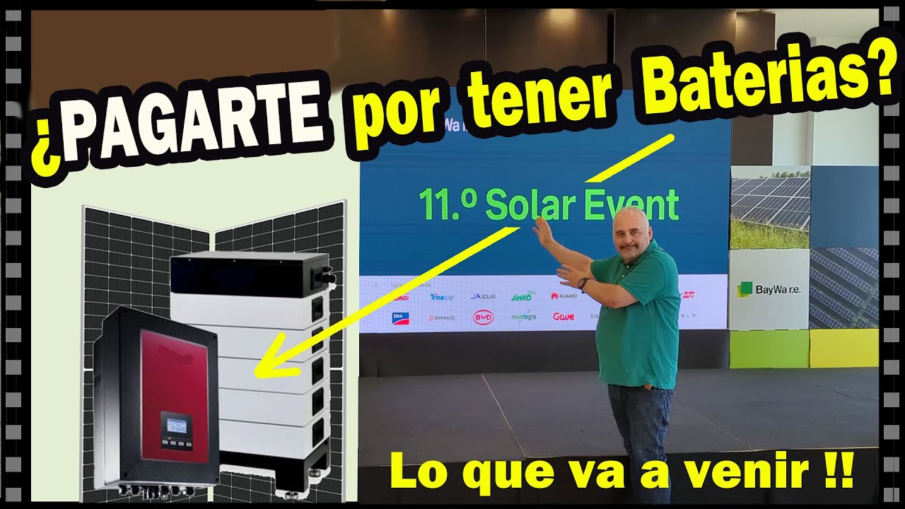 Ya no tiene sentido una instalación fotovoltaica sin almacenamiento de baterías.