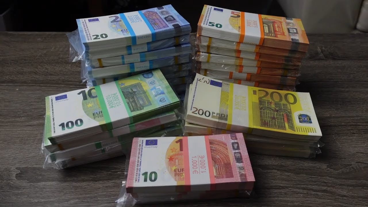 Очень реалистичный обзор реквизита/поддельного евро!