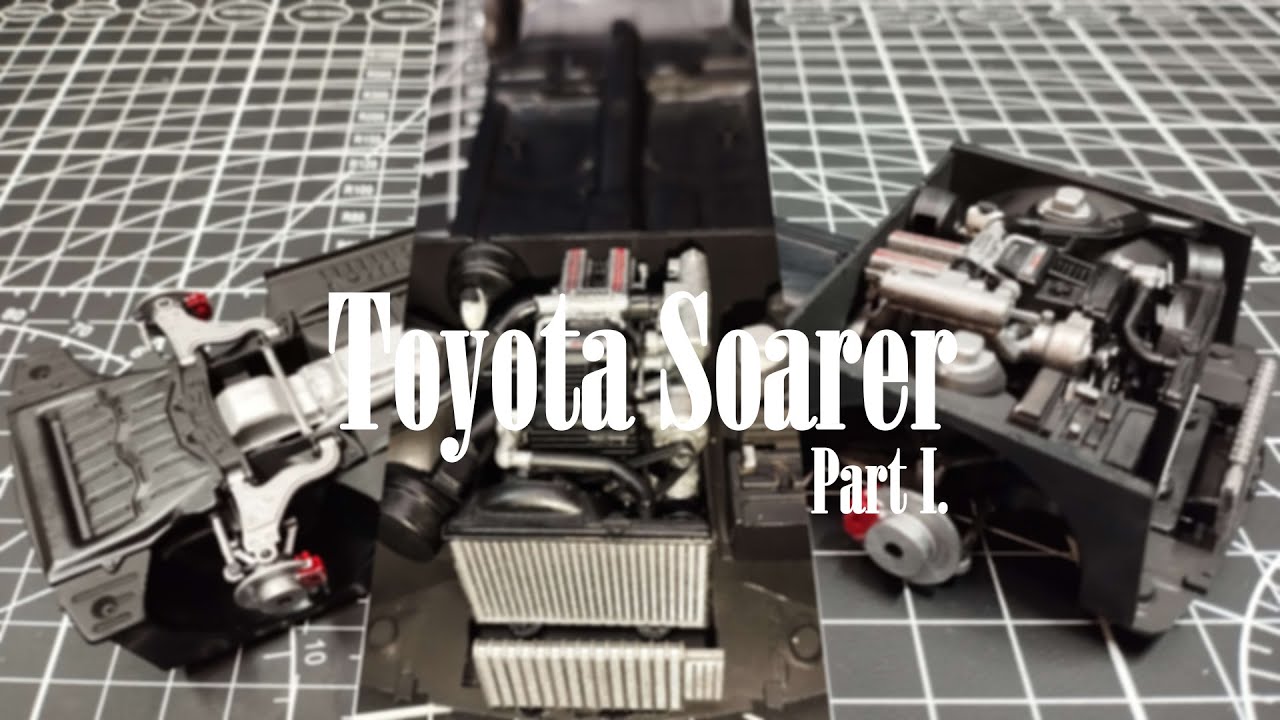 Tamiya Toyota Soarer 3.0Gt | Part 1| Engine and Undercarriage