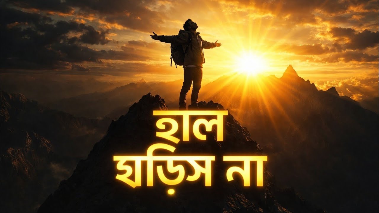 হাল ছাড়িস না 🔥 | Powerful Bengali Motivational Song 2026 | Never Give Up Song #motivationalsong 