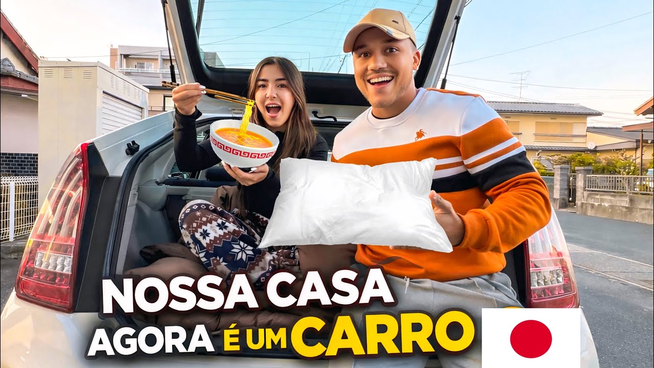 Vamos morar no carro por alguns dias no Japão