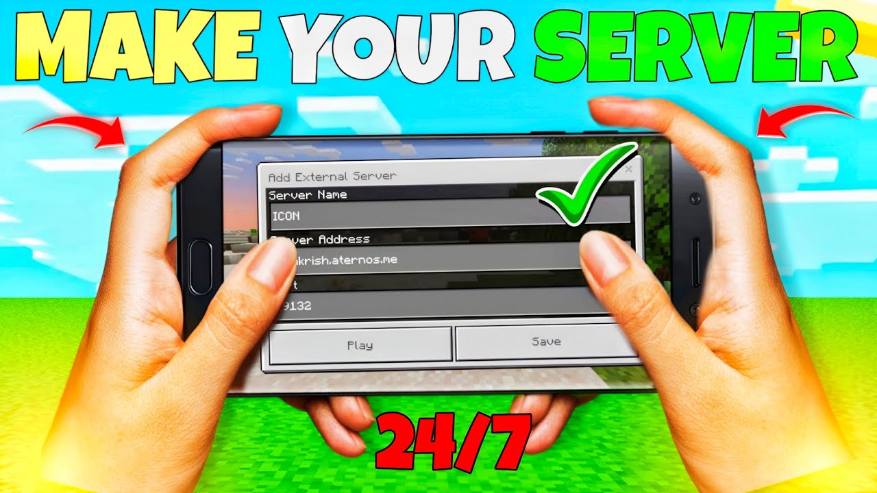 How to Make Server in Minecraft Pocket Edition | Minecraft Server Kaise Banaen