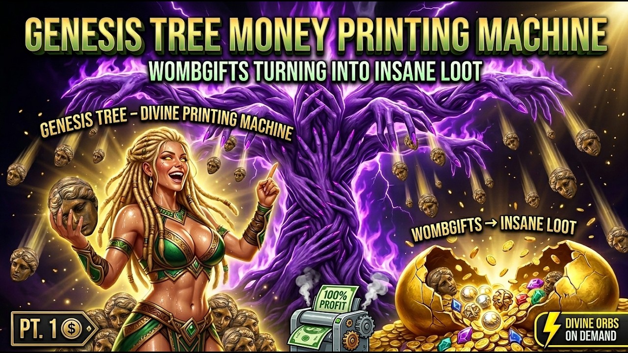 PT. 1 | Genesis Tree Money Printing Machine &ndash; Wombgifts Turn Into INSANE Loot | PoE 2 0.5.0 ROTA