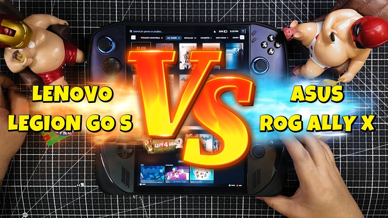 ROG ALLY X VS LENOVO LEGION GO S STEAM OS Z1 EXTREME | Gadget Syndrome