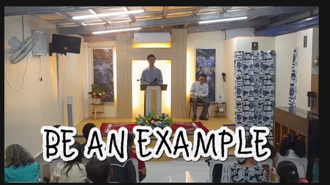 BE AN EXAMPLE 