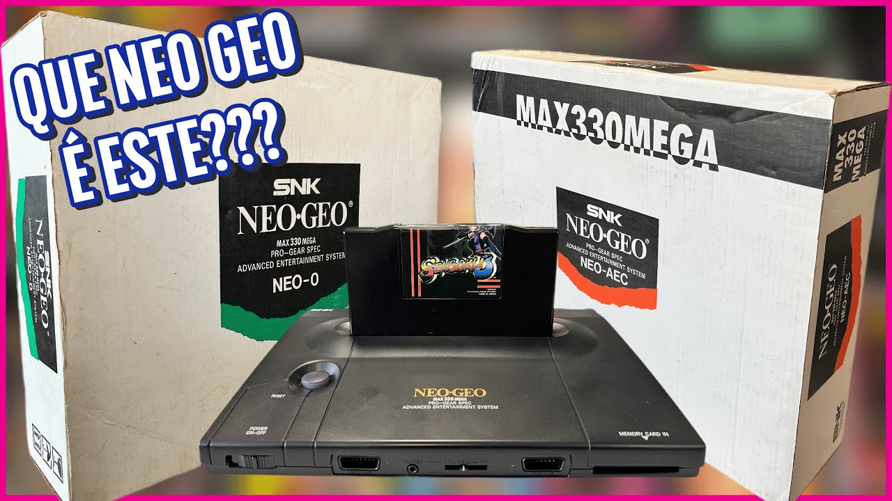 Os RARÍSSIMOS modelos do NEO GEO AES que ninguém te contou que existiam! NEO-O e NEO AEC