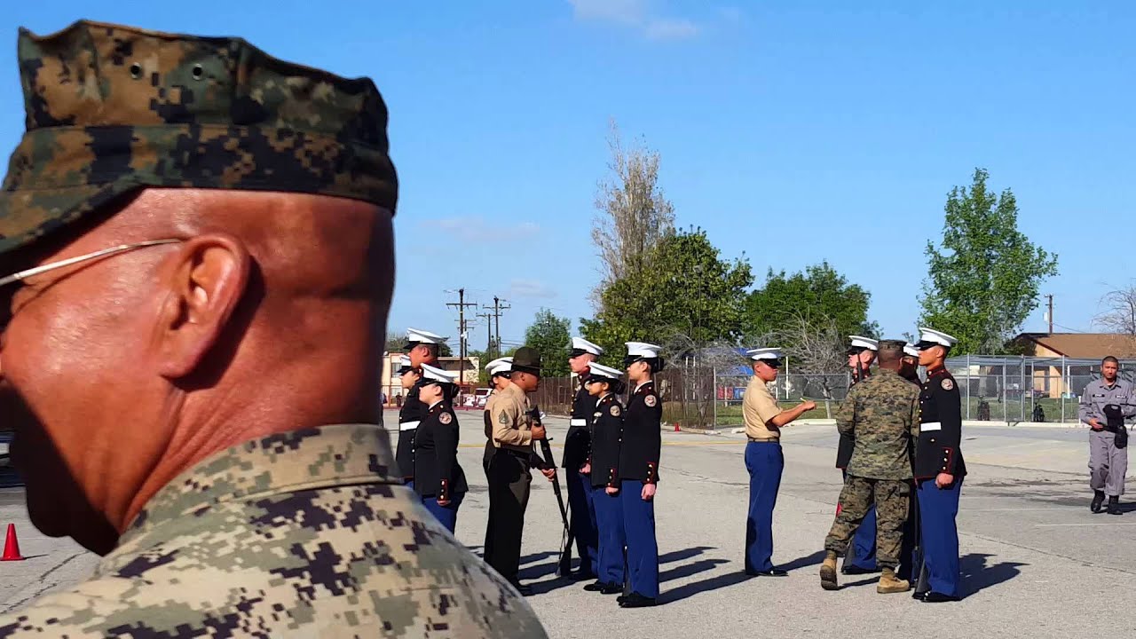 OHS MCJROTC armed inspection 2016