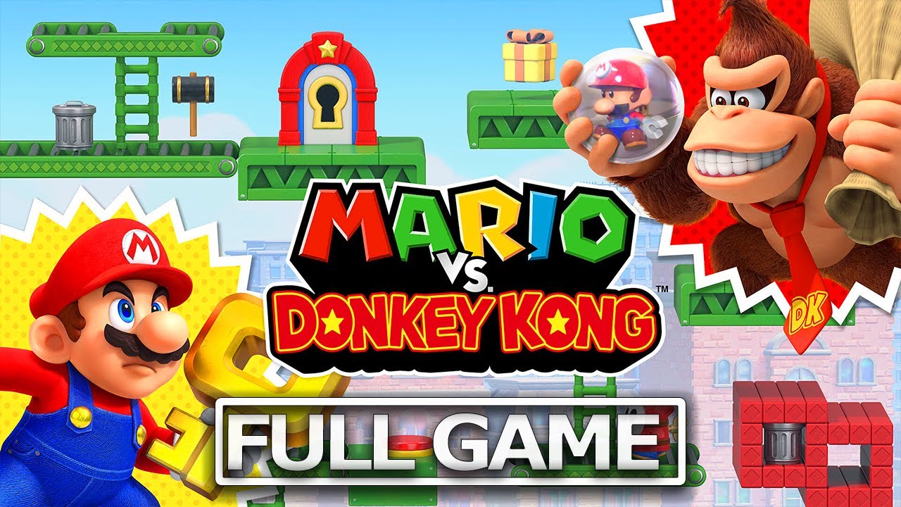MARIO VS DONKEY KONG REMAKE Full Gameplay Walkthrough / No Commentary【FULL GAME】HD
