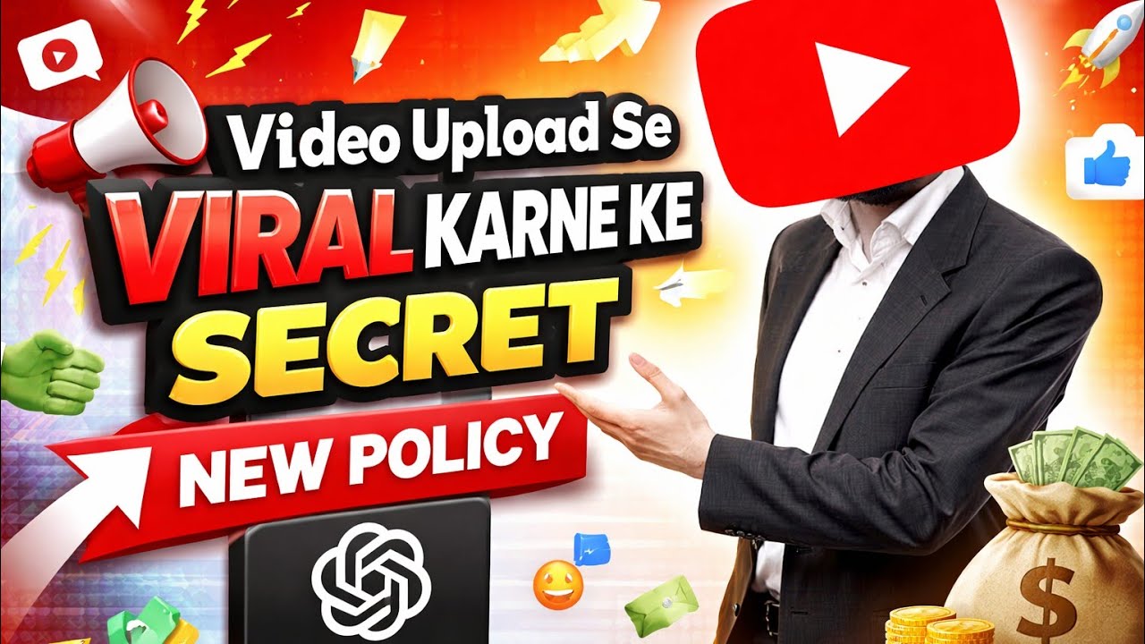YouTube New Policy 2026: Video Viral Karne Ka Real Secret 😱