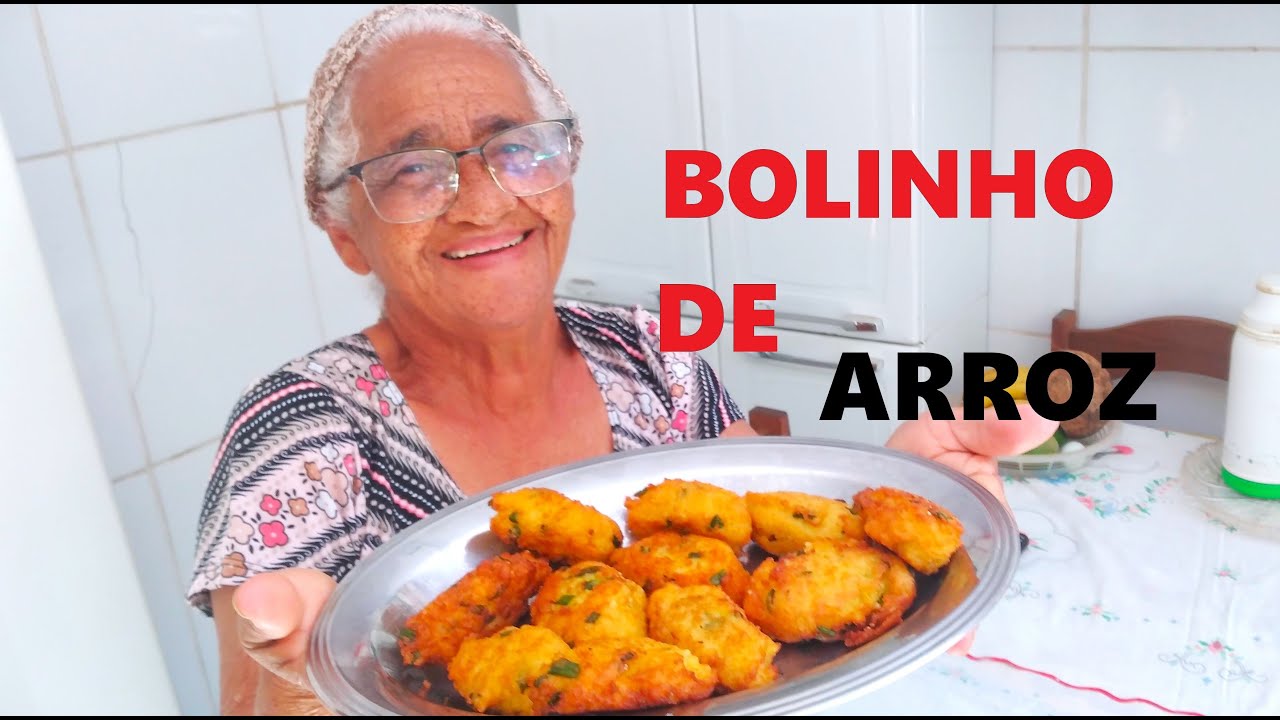 Dona Dora fazendo - Bolinho de arroz a moda antiga, dia a dia na roça.