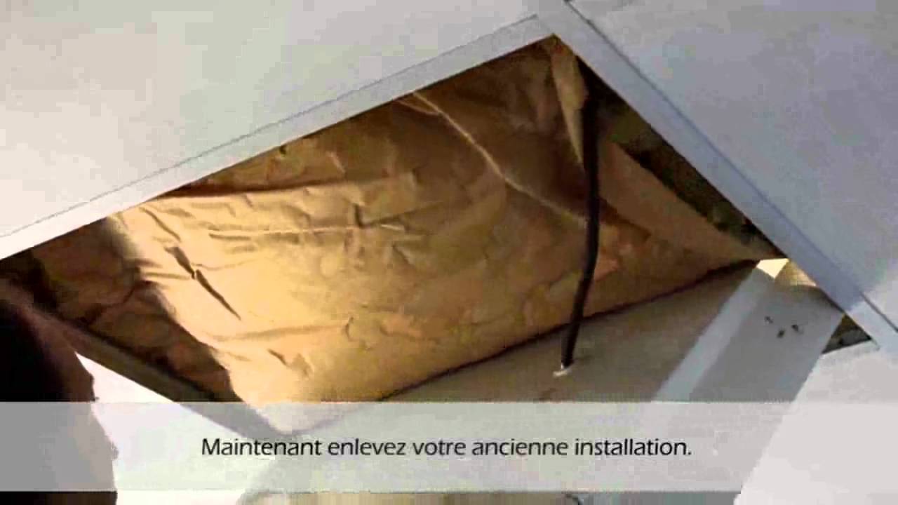 Installation dalle à LED