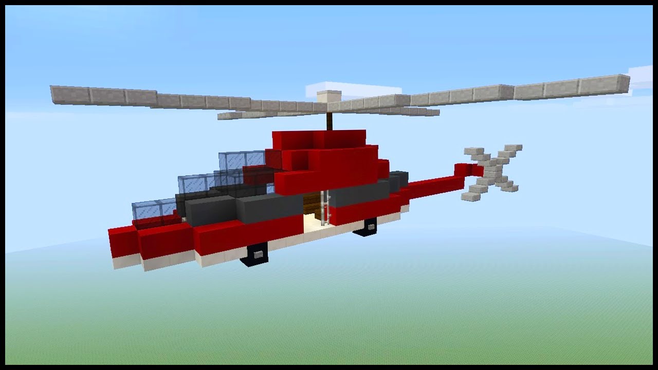 Minecraft: как сделать вертолет!