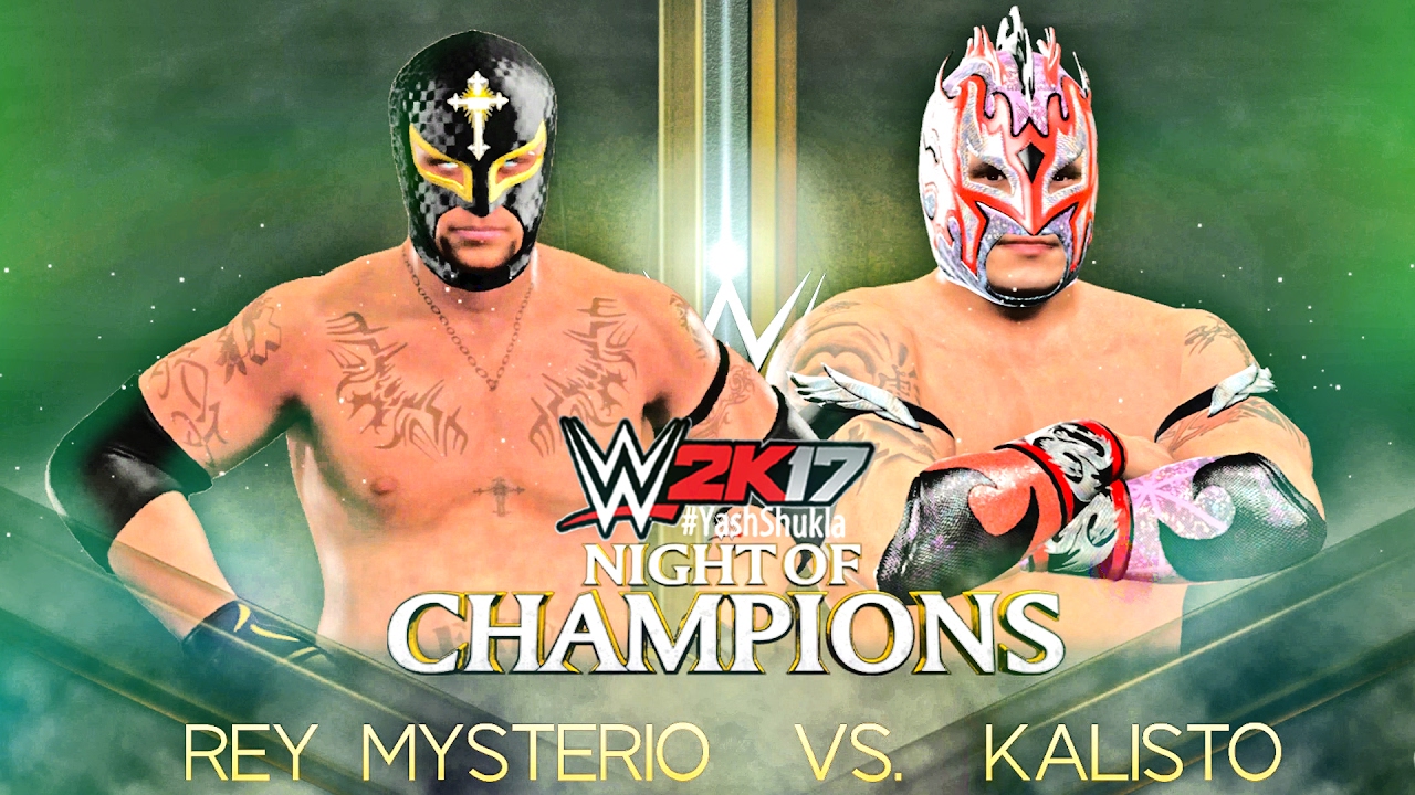 WWE 2K17 Rey Mysterio vs Kalisto - Feat. OMG MOVES | PS4 Gameplay Match