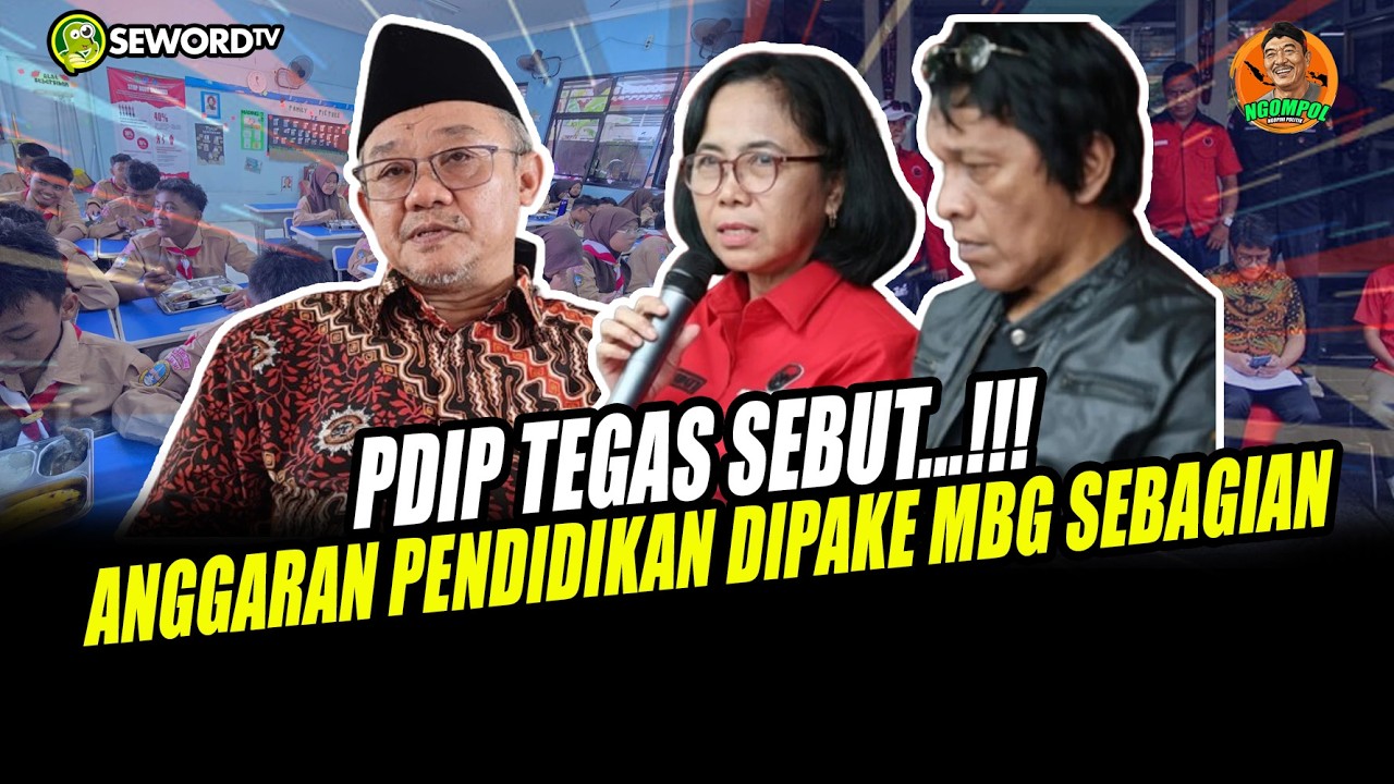 Begawan : Keras!!! PDIP Sebut MBG Akibatkan Prabowo Langgar UUD?