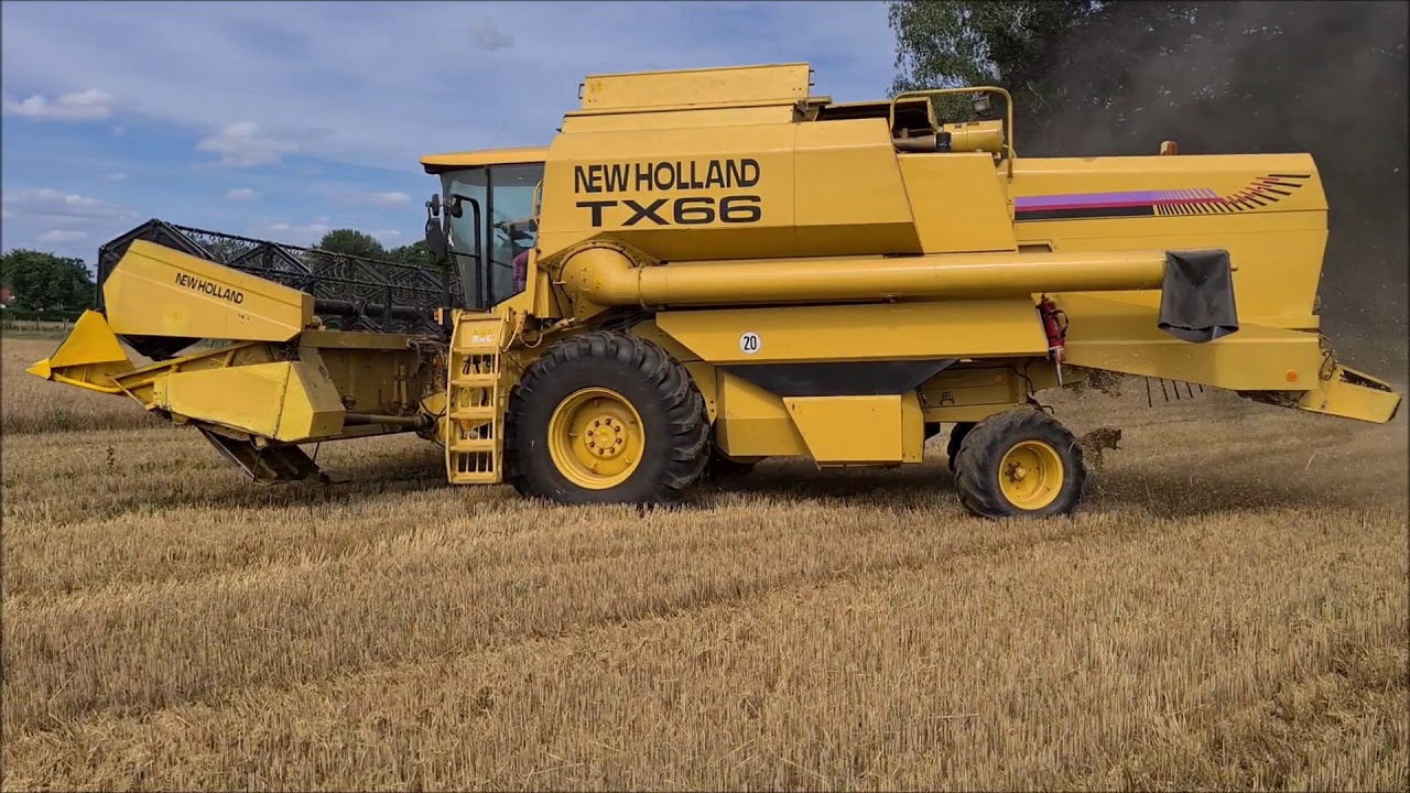 German Barley Harvest New Holland TX 66