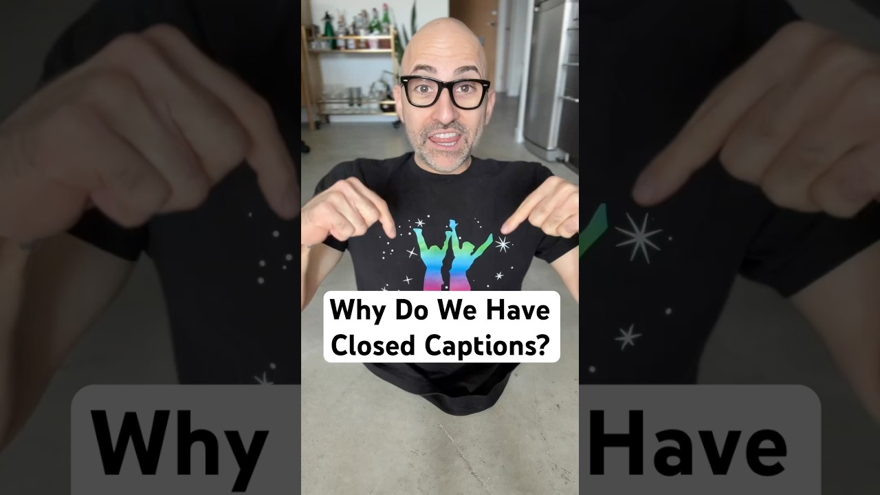 Why Do We Have Closed Captions? #ClosedCaption #accessibility #disability #deaf