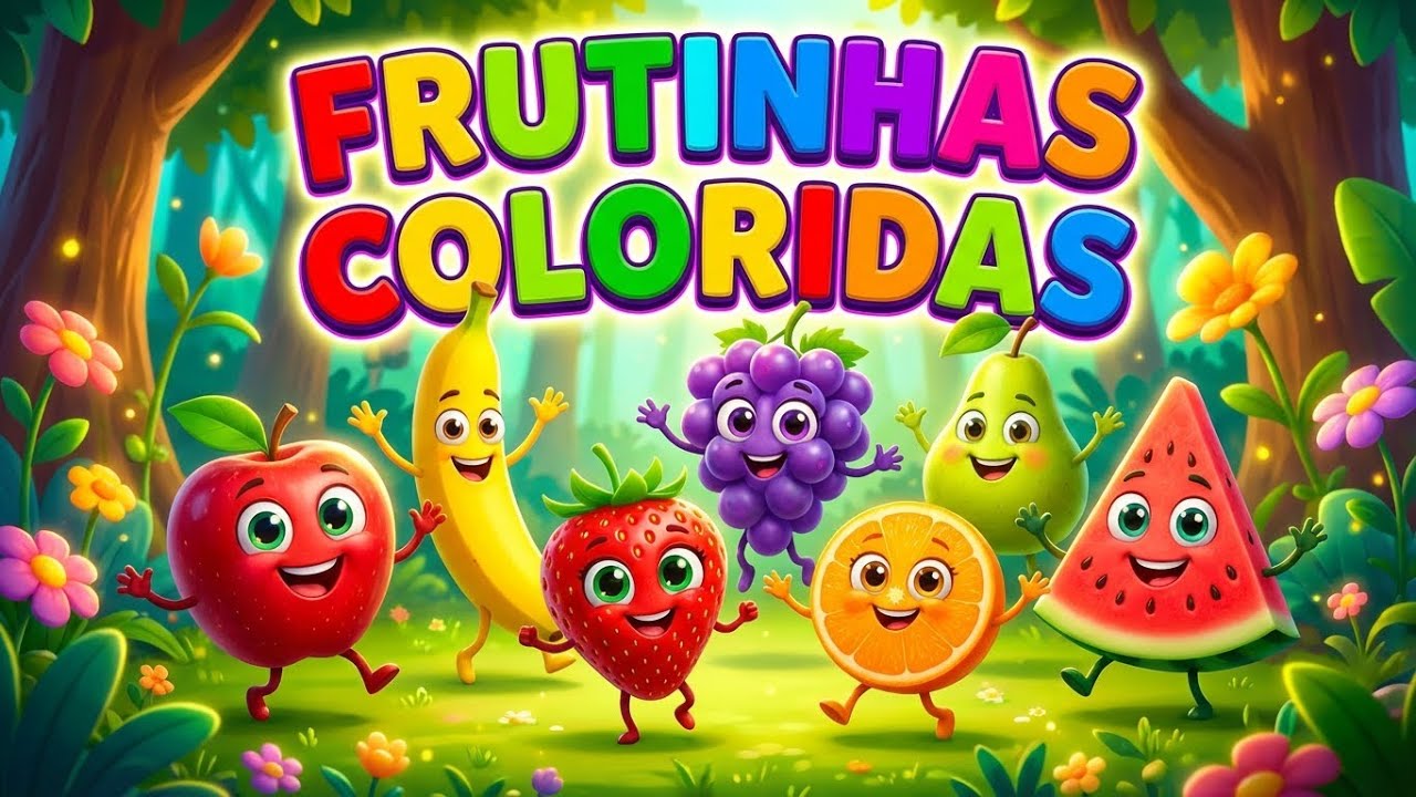 Música Infantil | Frutinhas coloridas | Venha conhecer as frutinhas!