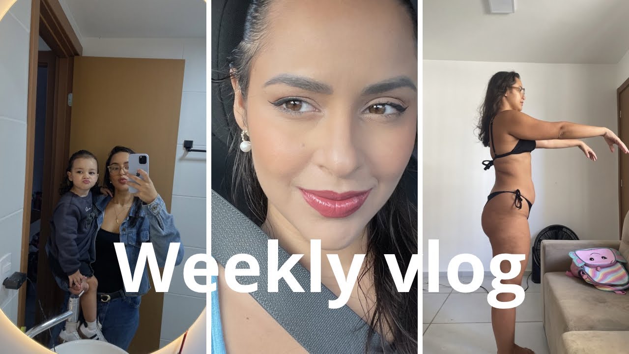 WEEKLY VLOG | voltinha na Renner | primeiro dia na faculdade | feira | roupas folgadas | passeio 