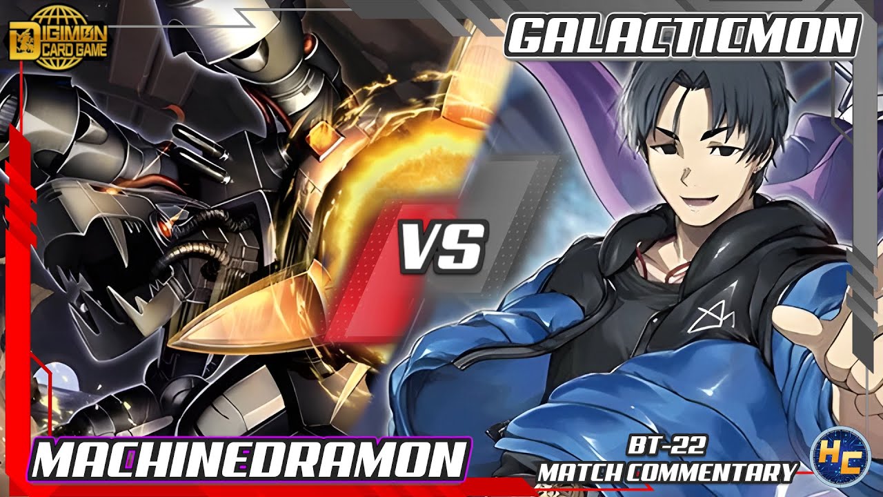 Machinedramon vs Galacticmon - Digimon TCG BT-22 Match Commentary