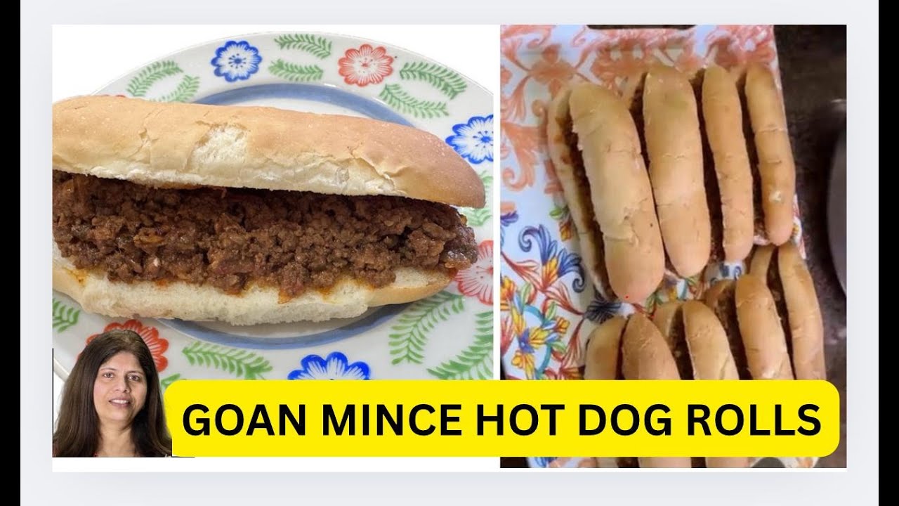 Goan Mince Hot Dog Rolls / Mince Rolls / Mince Hot Dog / Kheema Hot Dog / With English Subtitles