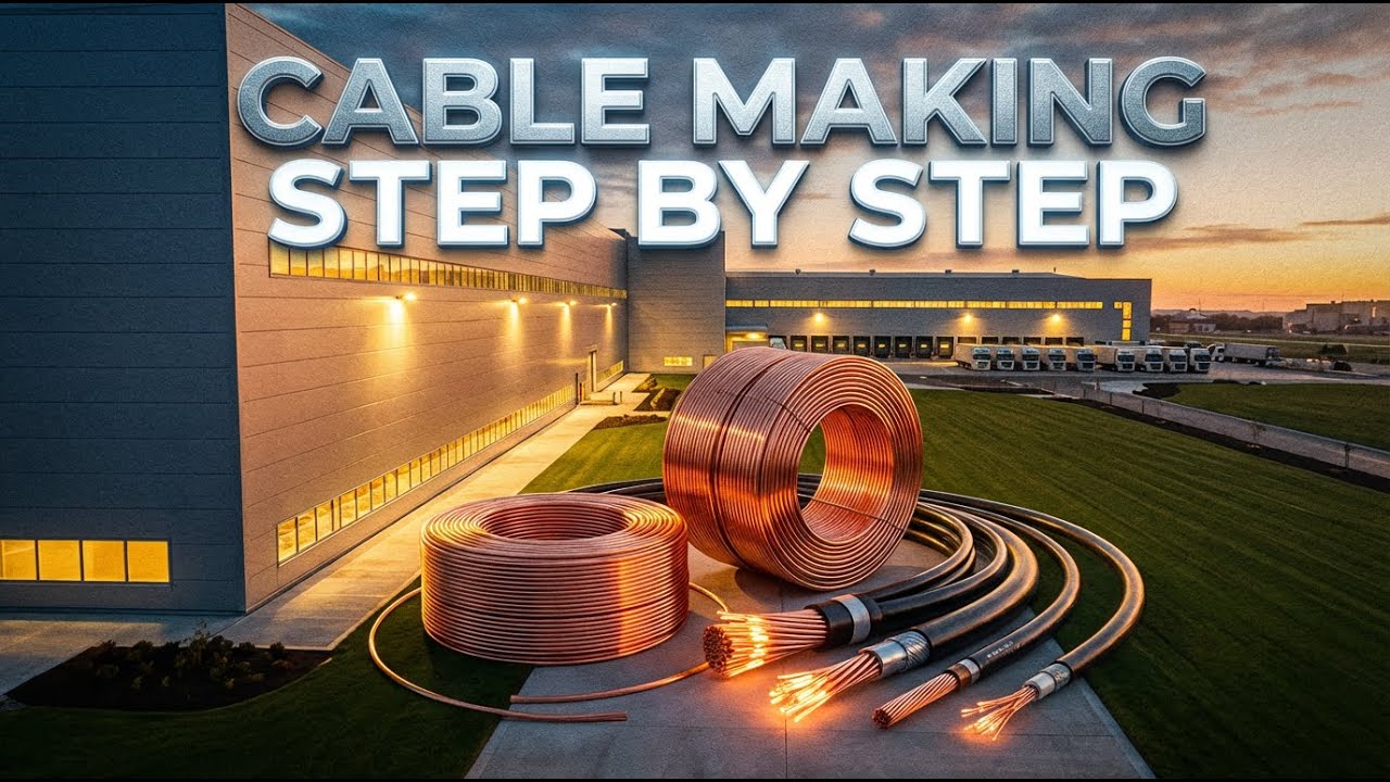 Inside the Cable Factory Process Journey &ndash; Satisfying ASMR From Copper Winding to Insulation
