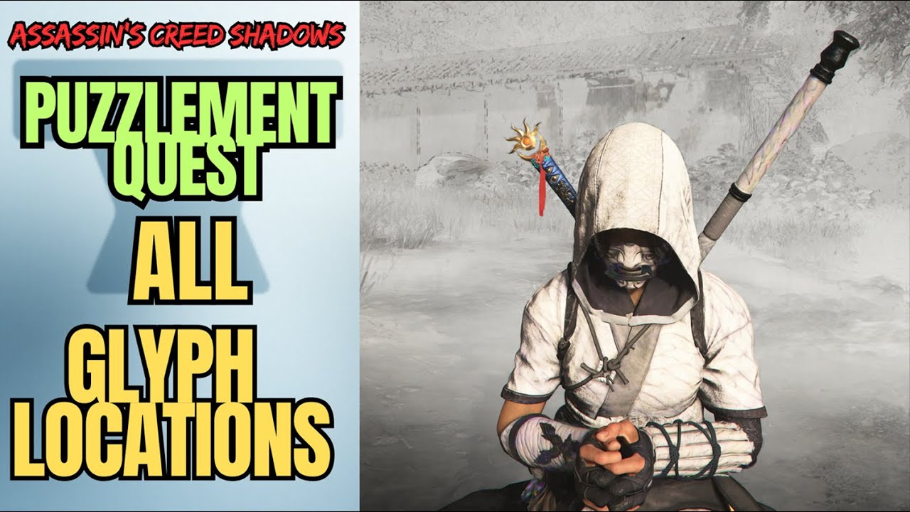 “ALL GLYPHS FOUND! 🔥 Naoe & Yasuke Unlock the SECRET DOOR | Hidden Rewards Revealed!”