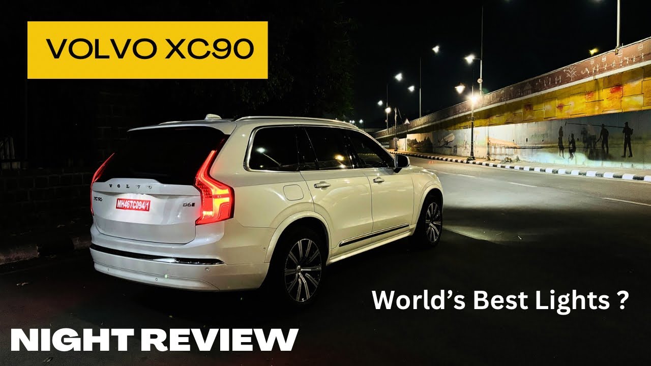 Обзор Volvo XC90 Night — самые умные фары в мире | Drive Highway & City
