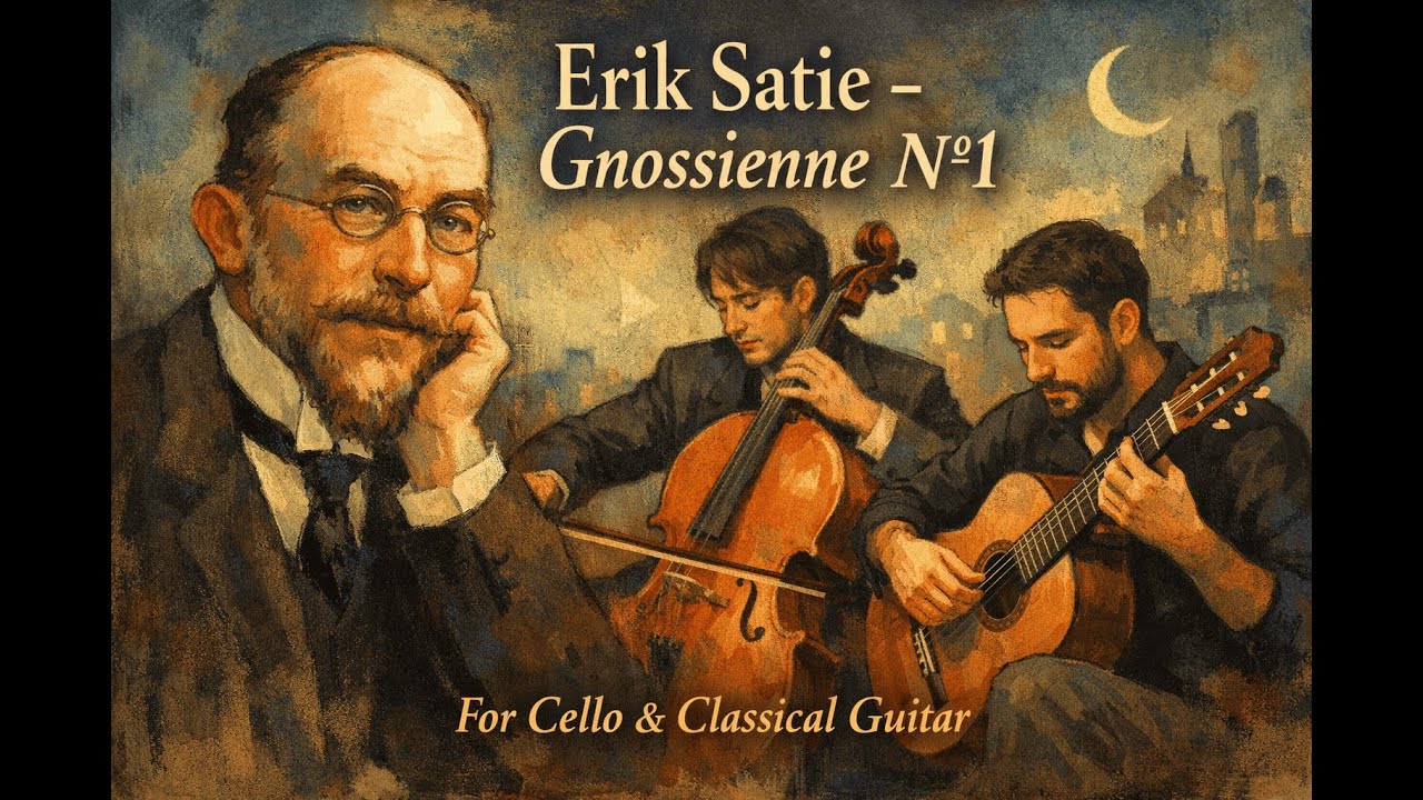 Erik Satie - Gnossienne Nº1. For Cello and Classical Guitar.