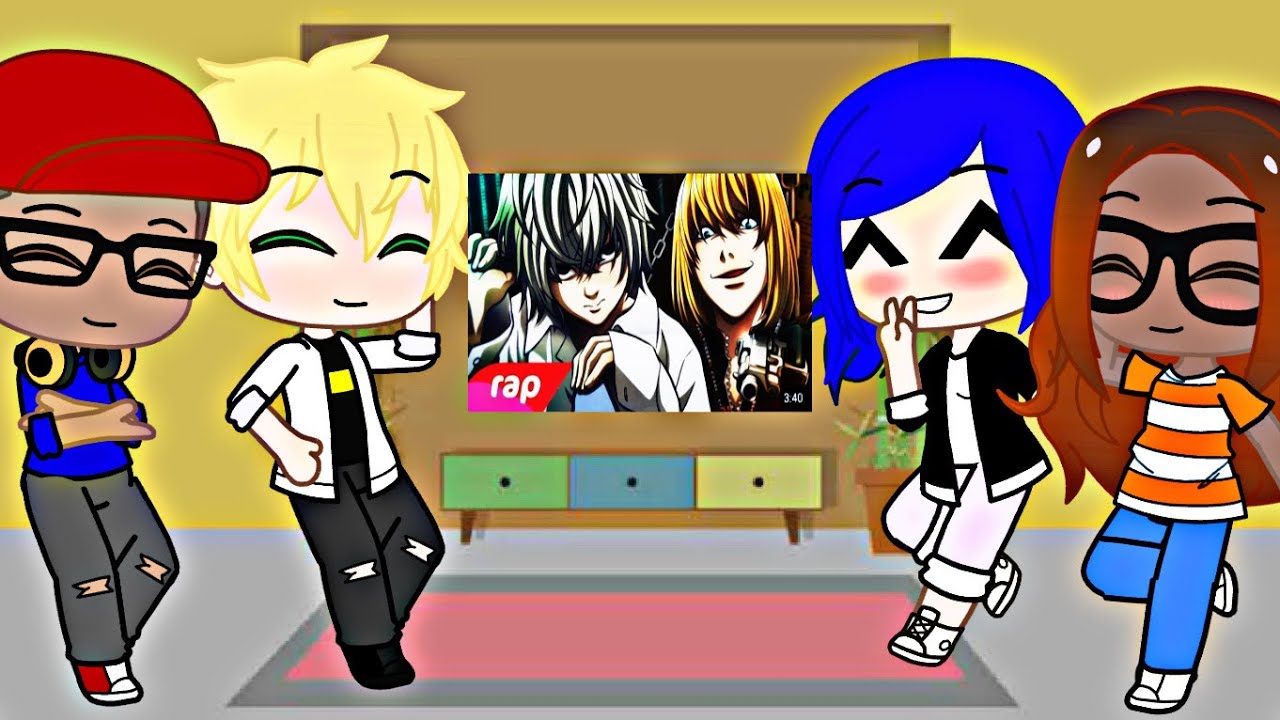 Miraculous ladybug reagindo ao rap do near Mello #naruto #miraculousladybug #rapdonearmello #react