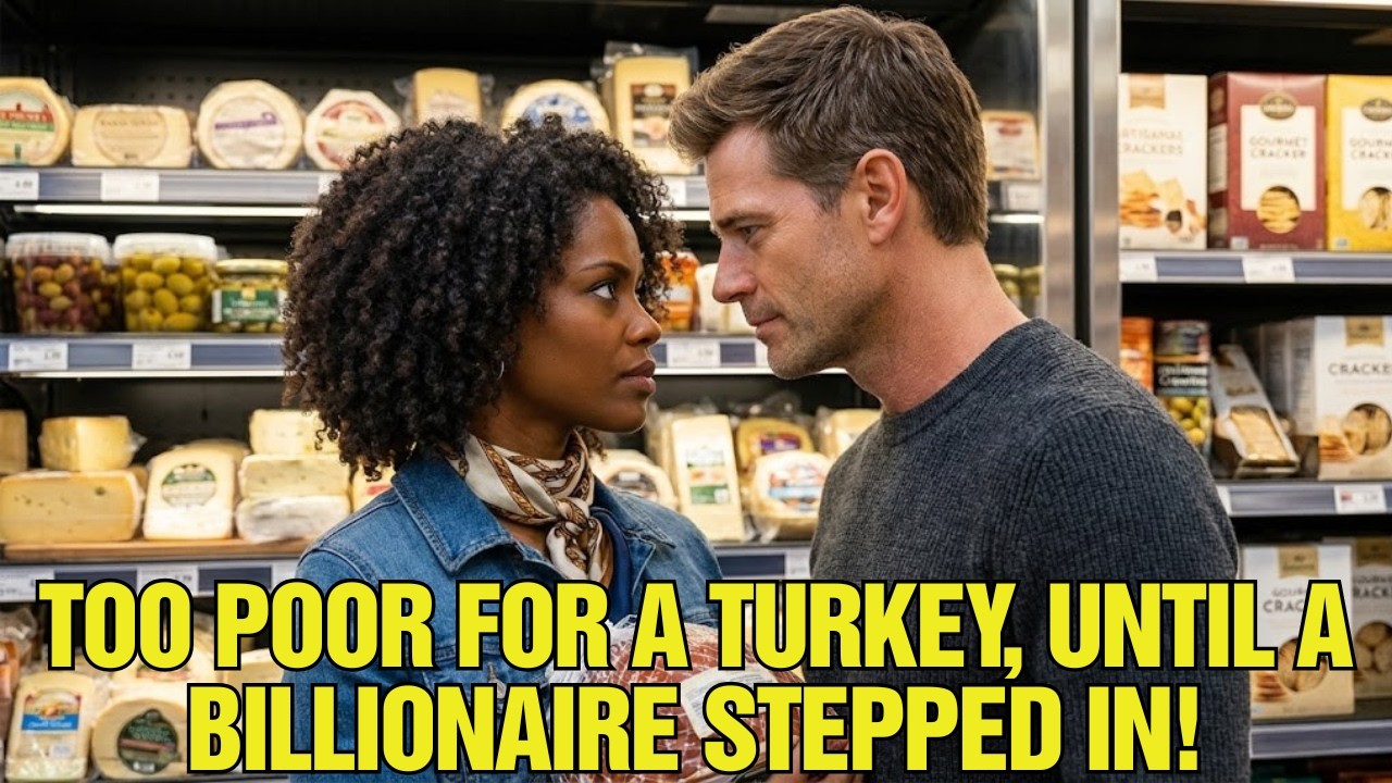 She Couldn’t Afford A Thanksgiving Turkey For Her Son… Until A Secret Billionaire Changed Everything