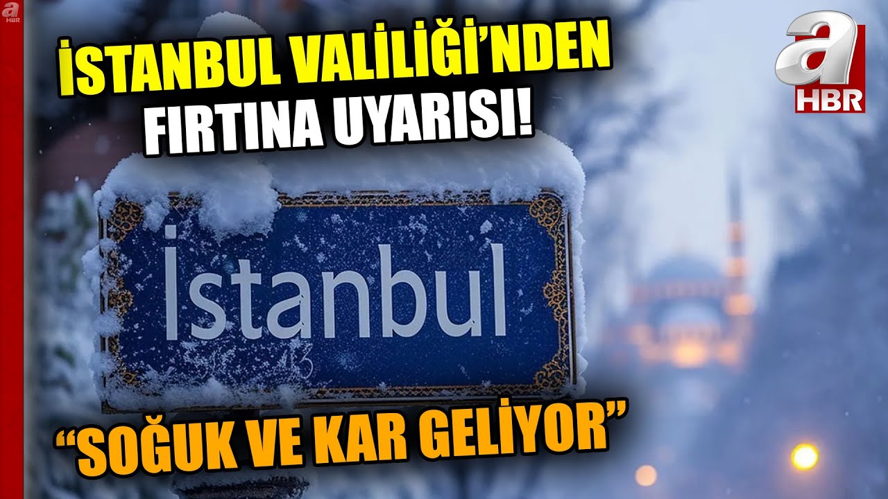 İstanbul İçin Kritik Uyarı: Soğuk Ve Kar Geliyor! | A Haber