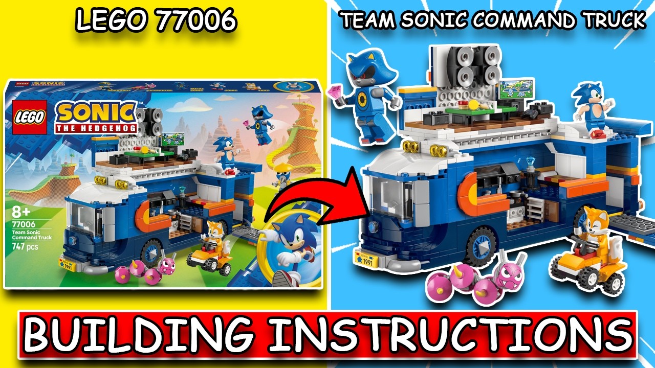 LEGO Instructions: 77006 Team Sonic Command Truck | LEGO Sonic the Hedgehog Sets