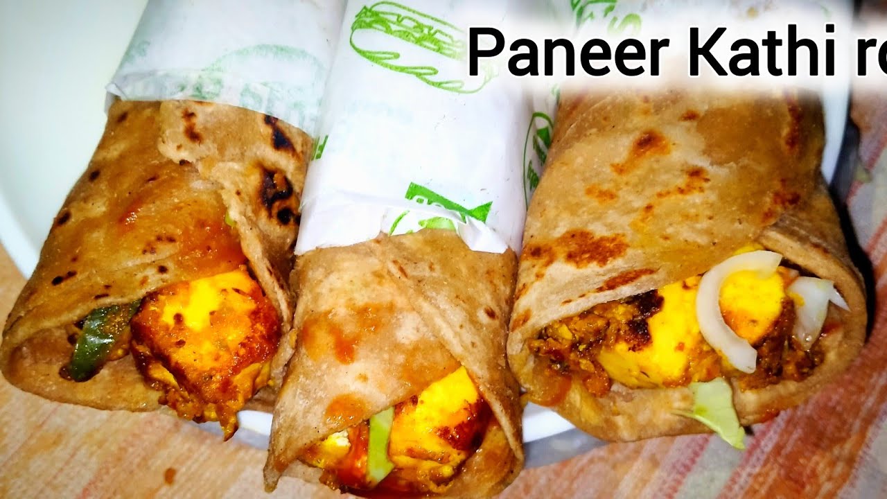 Paneer Kathi Roll Recipe | Street Style Kolkata Kathi Roll | Easy Homemade Paneer Roll