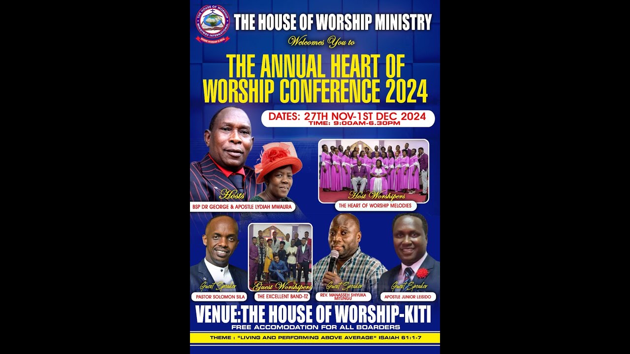 29/11/2024 || THE ANNUAL HEART OF WORSHIP CONFERENCE 2024 - DAY 3 SESSION 1, 2